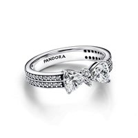 Anello Pandora Donna in Argento Zirconia 193552C01-50 - 193552C01-60